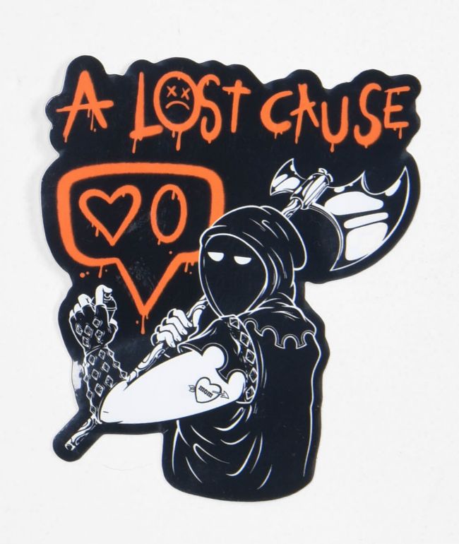 A Lost Cause No Love Pegatina