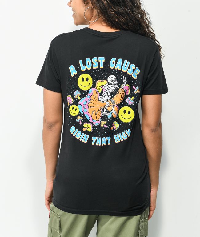 A Lost Cause Ridin' High Black T-Shirt