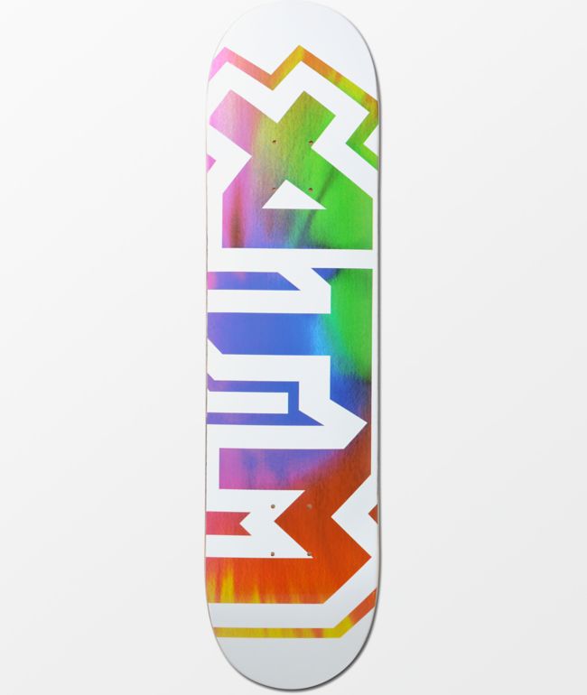 Atm White Tie Dye 7 75 Skateboard Deck Zumiez