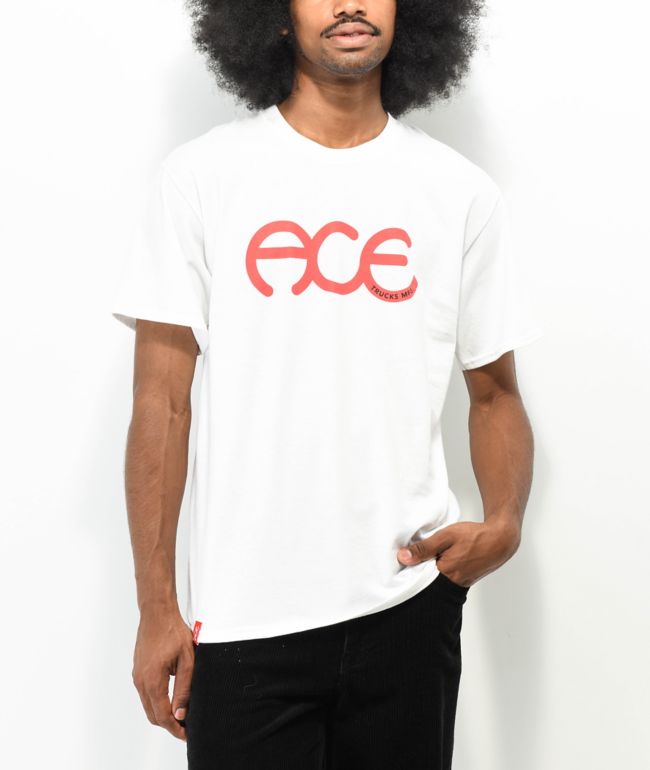 Ace Rings camiseta blanca