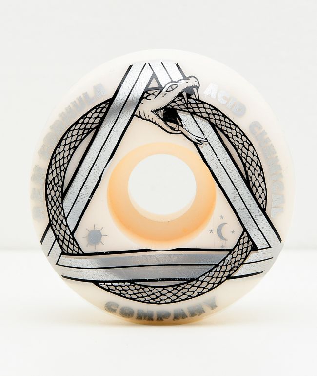 Acid Serpent REM Formula 54mm 99a White Skateboard Wheels