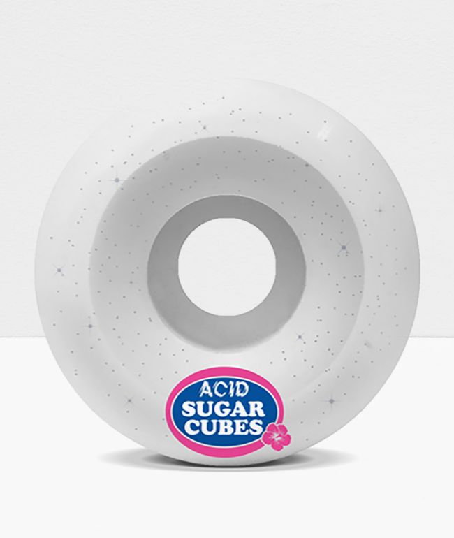 Acid Sugar Type A 54mm 101a White Skateboard Wheels