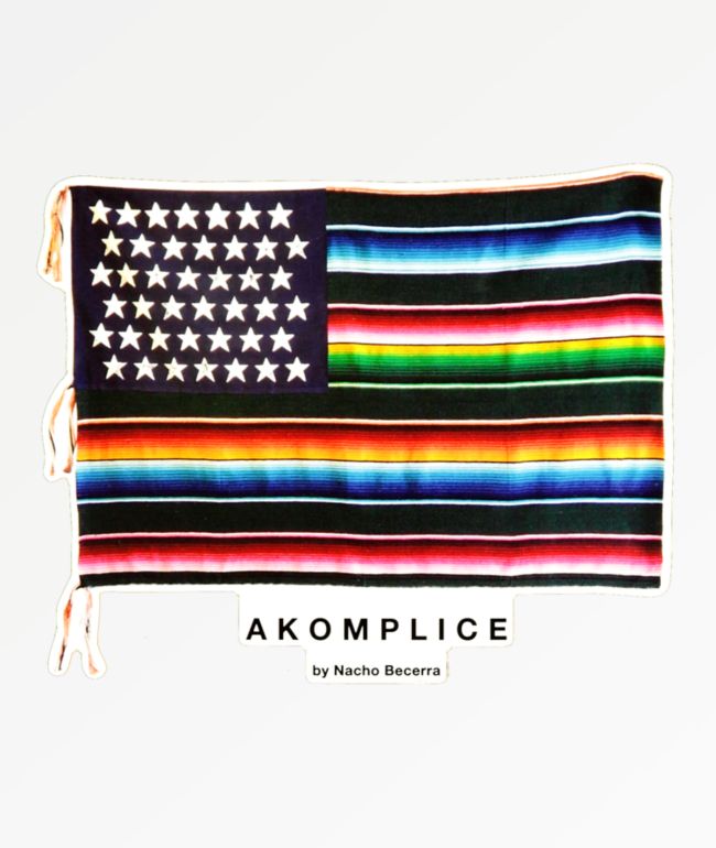 Akomplice Mi Bandera pegatina