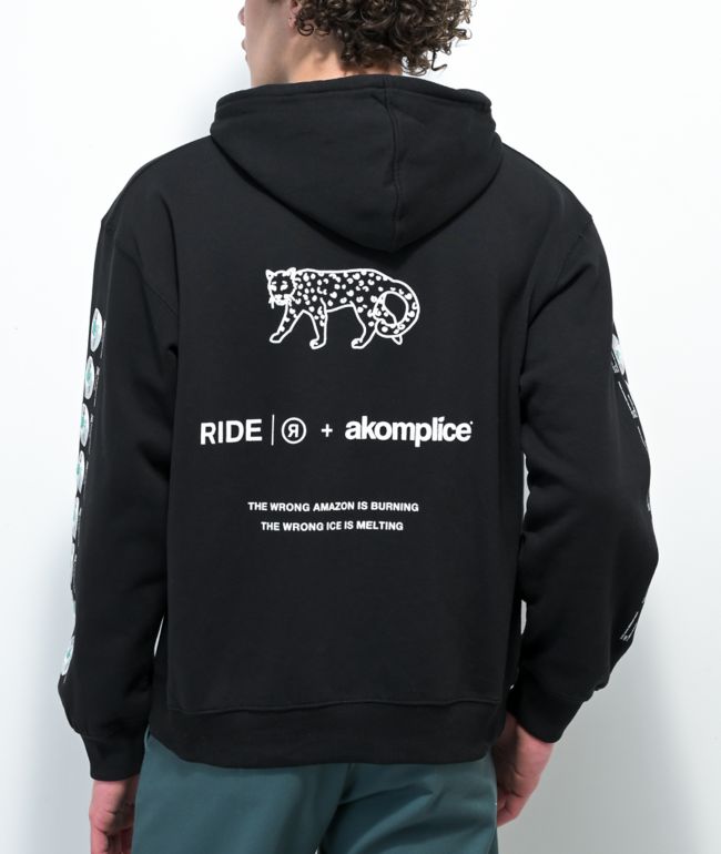 Akomplice x Ride Protect Black Hoodie