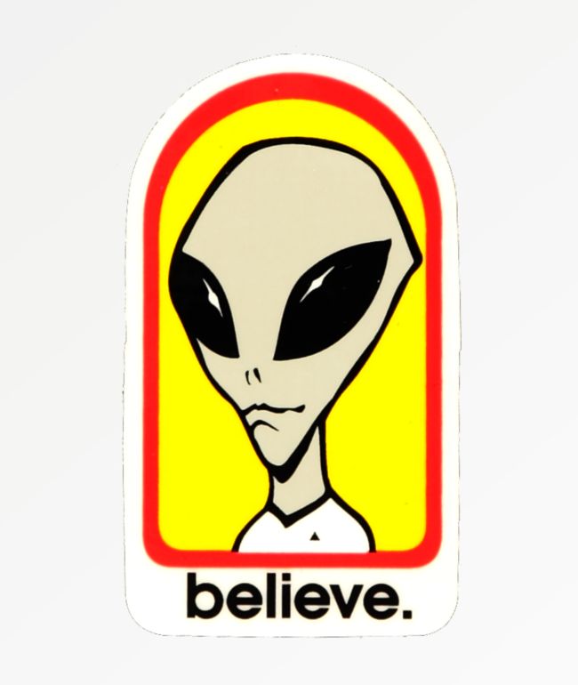 Alien Workshop Believe Sticker Zumiez