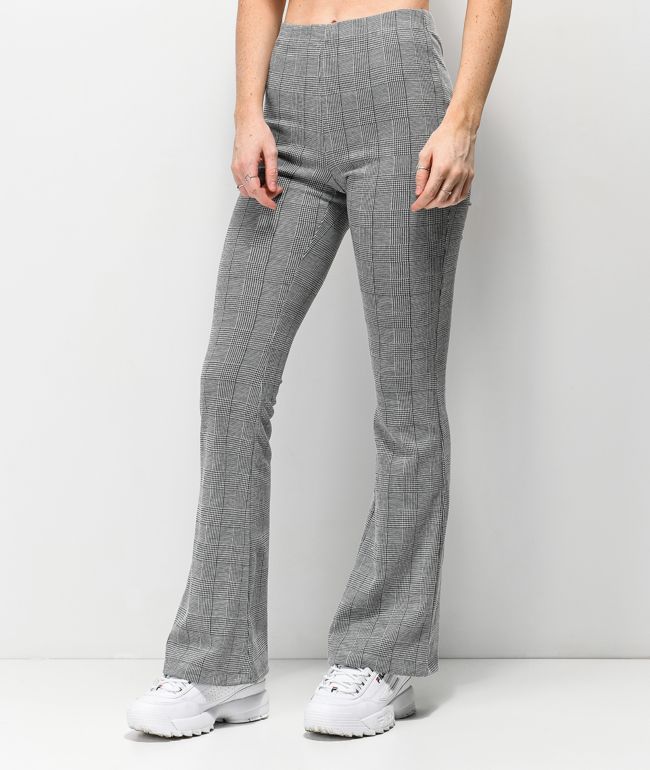 knit flare pants