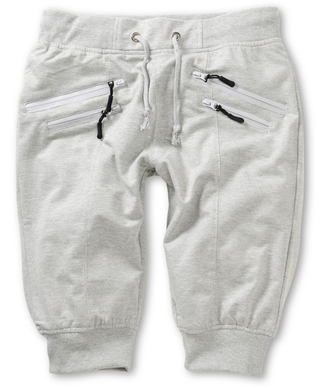 zip pocket jogger shorts
