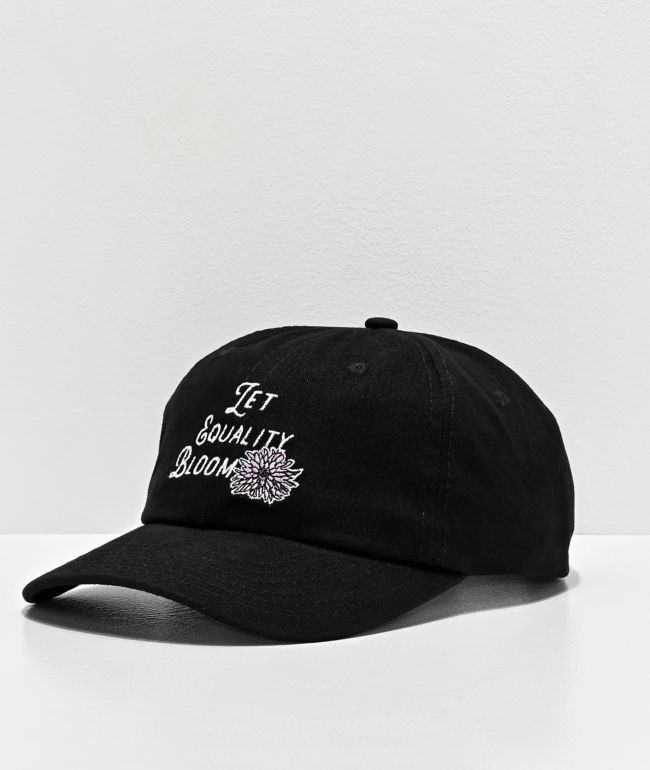 Amplifier Let Equality Bloom Black Strapback Hat
