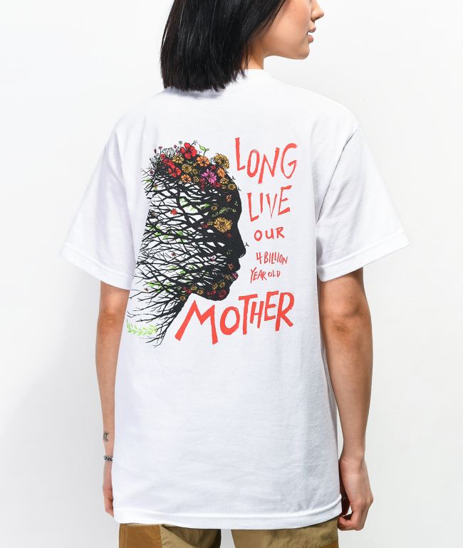 Amplifier Long Live Mother White T-Shirt
