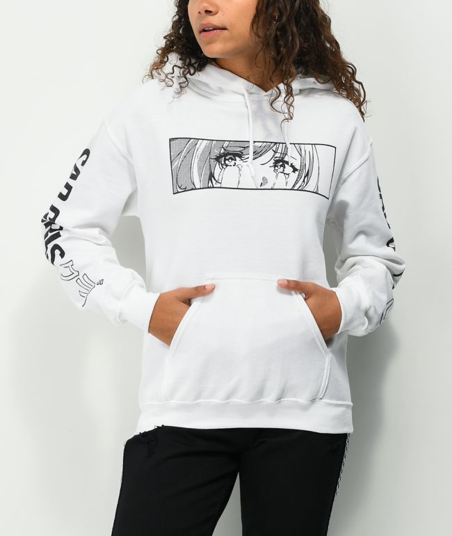 Men Two Tone Graphic Print Drawstring Hoodie  SHEIN IN