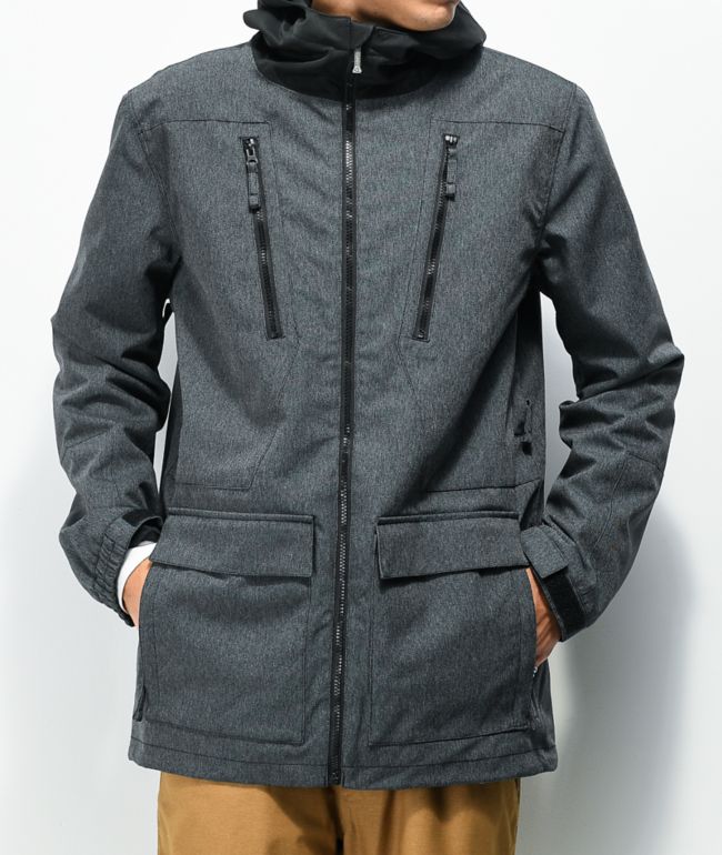 Aperture Green Valley Grey Denim 10K Chaqueta de snowboard