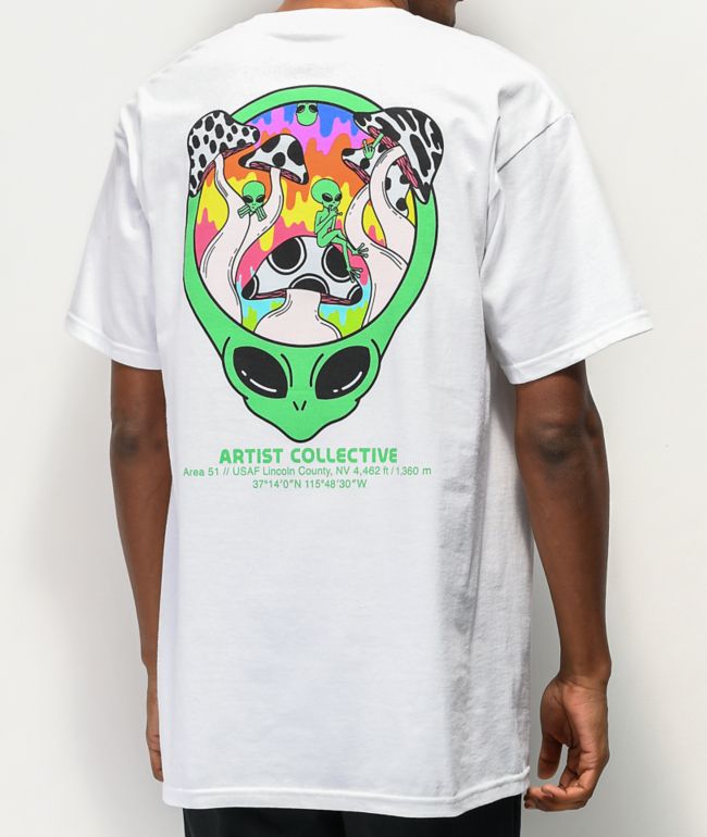 alien white t shirt