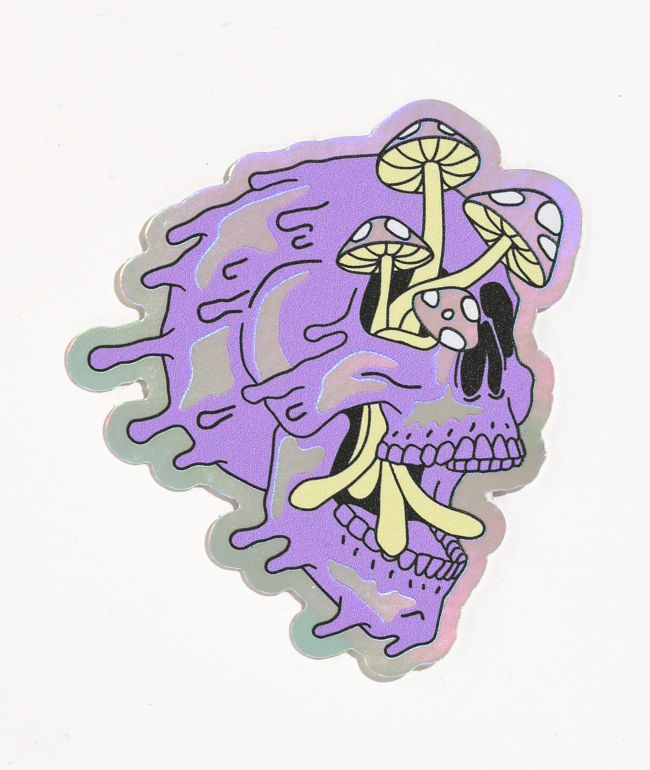 Artist Collective Melt Your Face Purple Sticker