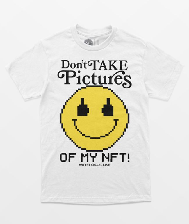 Artist Collective No Pictures Please White T-Shirt