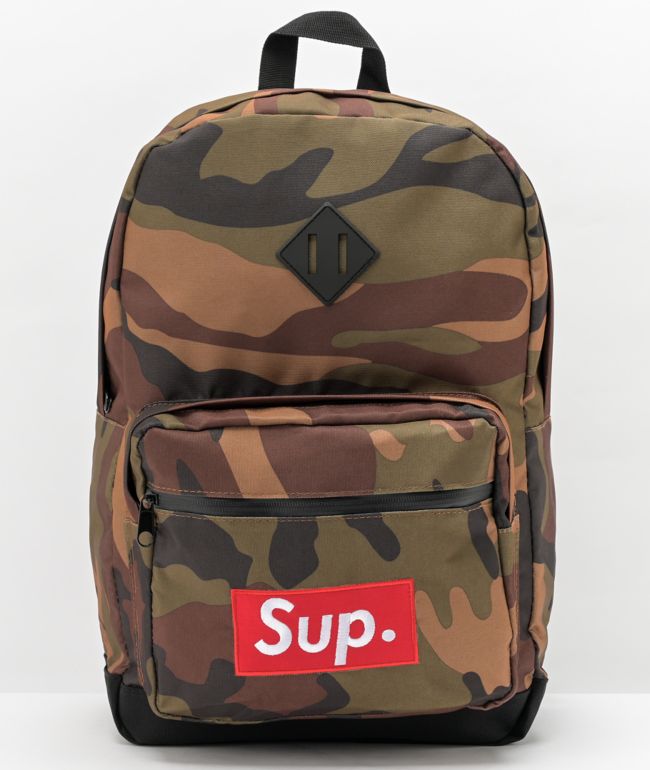 camo backpack purse