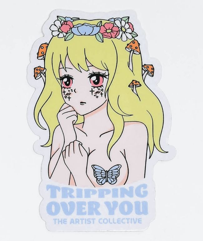 Artist Collective Tripping Over You Sticker