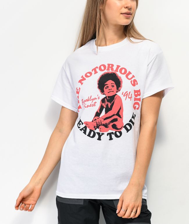 biggie t shirt white