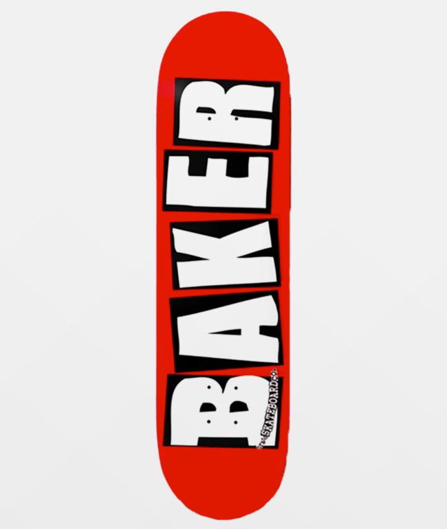 Baker Brand Logo White 8 12 Skateboard Deck Zumiez