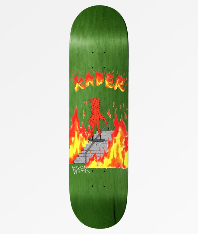 Baker Skateboards Deck Kader Board To Death 8.25/" FREE GRIP