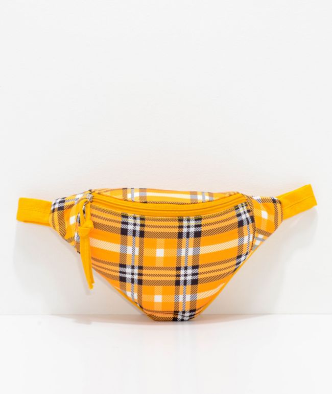 plaid fanny pack