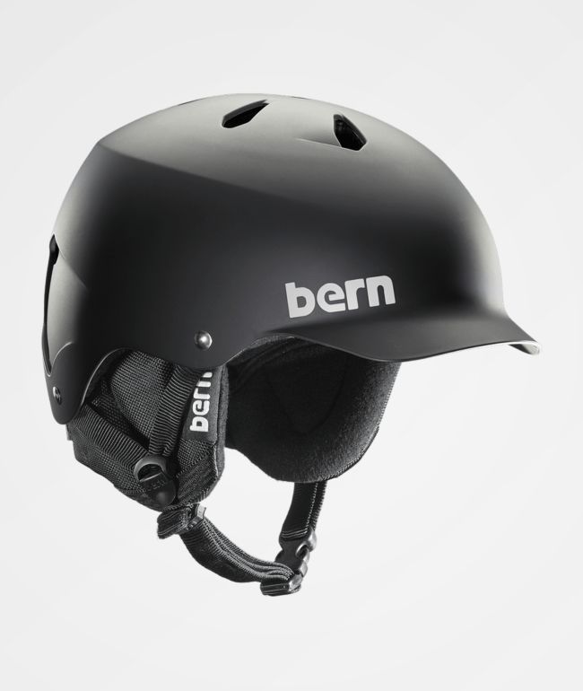 Bern Watts Eps Audio Matte Black Snowboard Helmet Zumiez