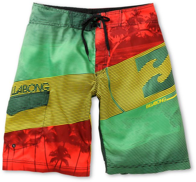 Billabong rasta boardshorts Clearance
