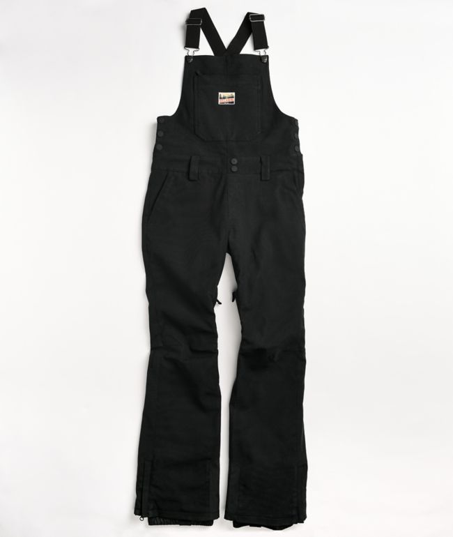 Billabong Riva Black 15K Women's Snowboard Bib Pants