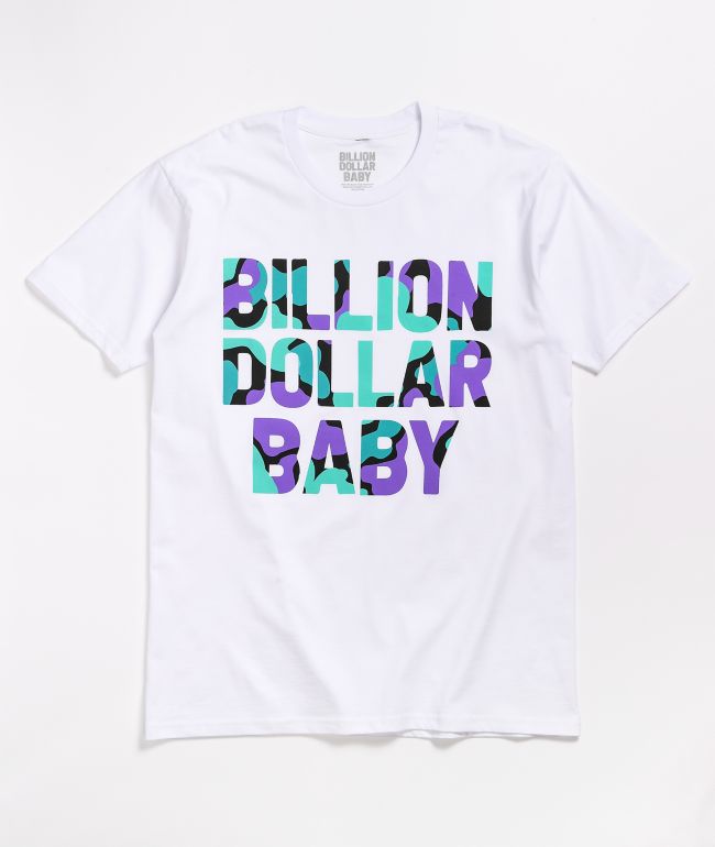 Billion Dollar Baby Grape Camo White T Shirt Zumiez