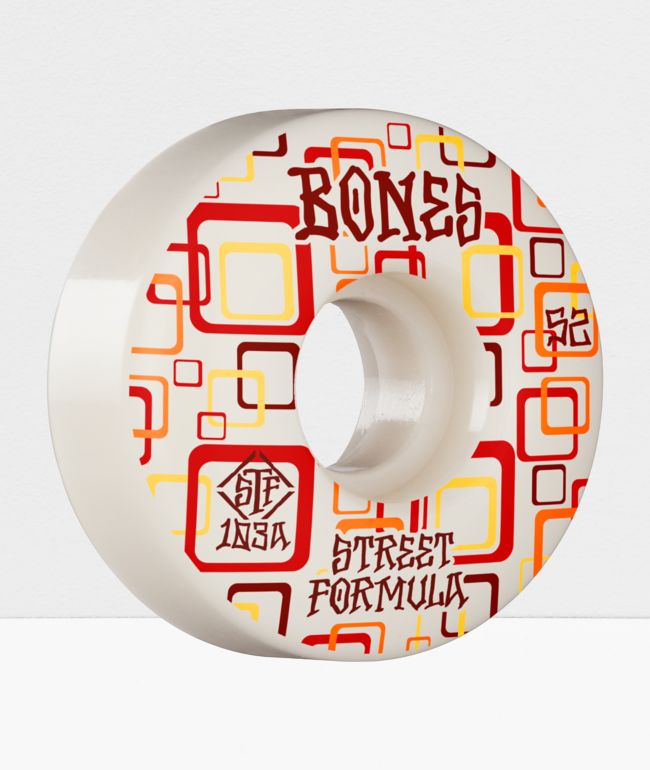 Bones STF Retro Slims V3 52mm 103a Skateboard Wheels