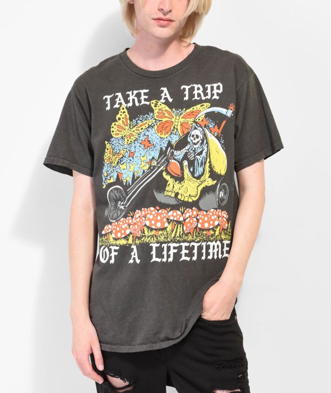 Boss Dog Take A Trip Black Wash TShirt