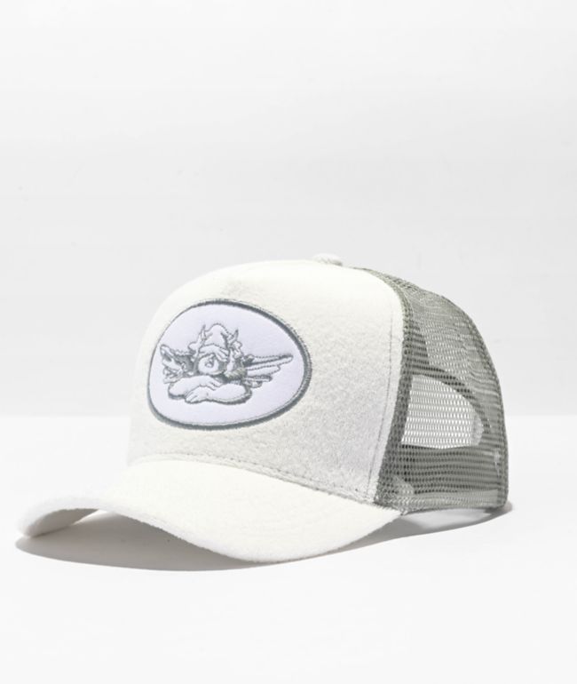 Boys Lie Virgo White & Grey Terry Trucker Hat