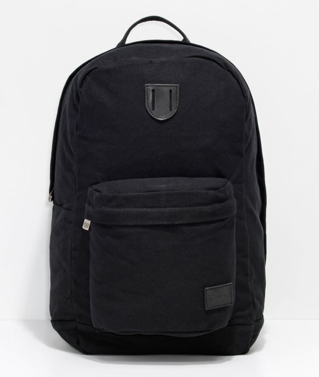 basic black backpack