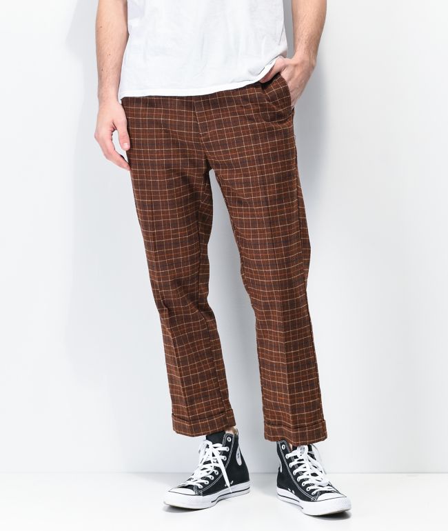 Brixton Regent Brown Trouser Pants | Zumiez