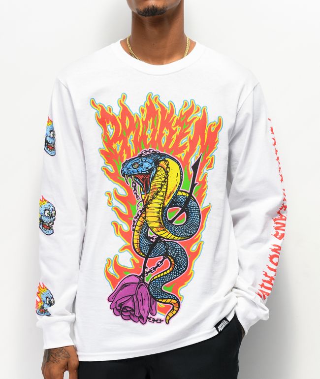 Bad Chemistry White Long Sleeve T-Shirt