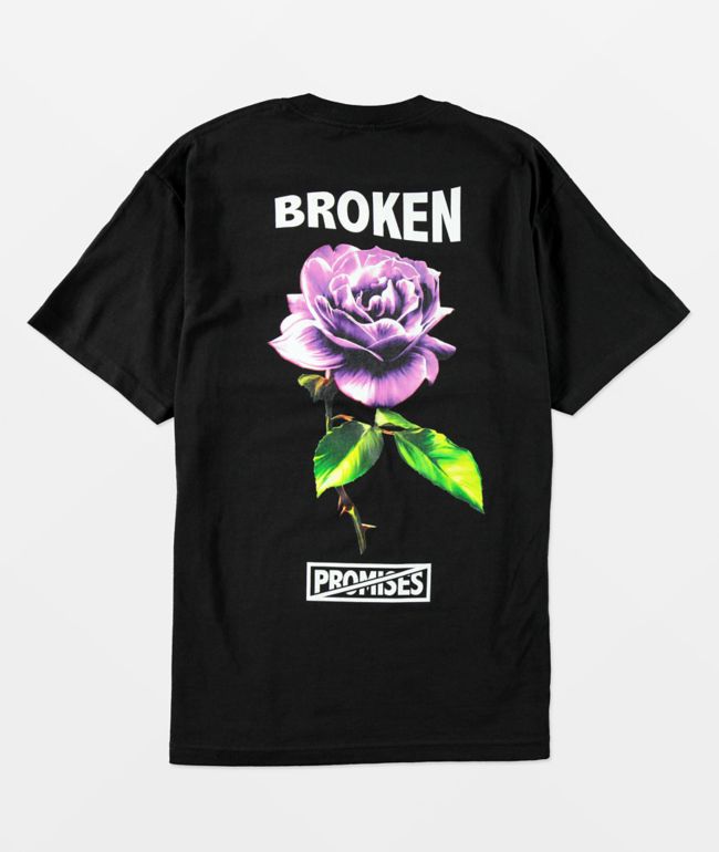 Broken Promises Broken Black T-Shirt