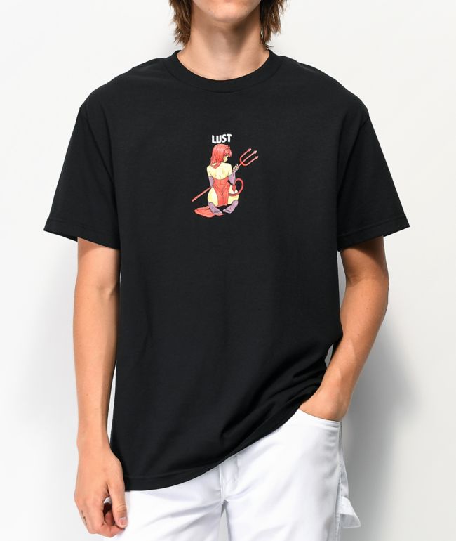 GMgirl Skateboard Devil Mens Tee Shirt， Print T-Shirt
