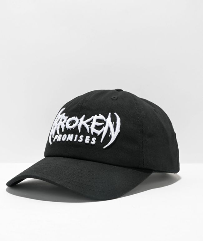 Broken Promises Mania Black Strapback Hat