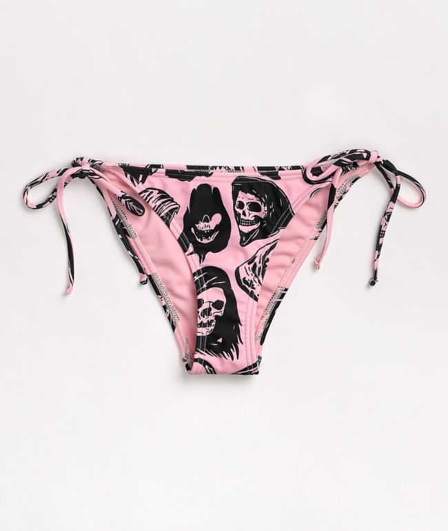 Broken Promises Reaper Guide Pink Super Cheeky Bikini Bottom