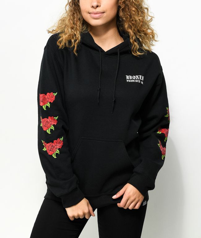 Phora red rose hoodie 2025