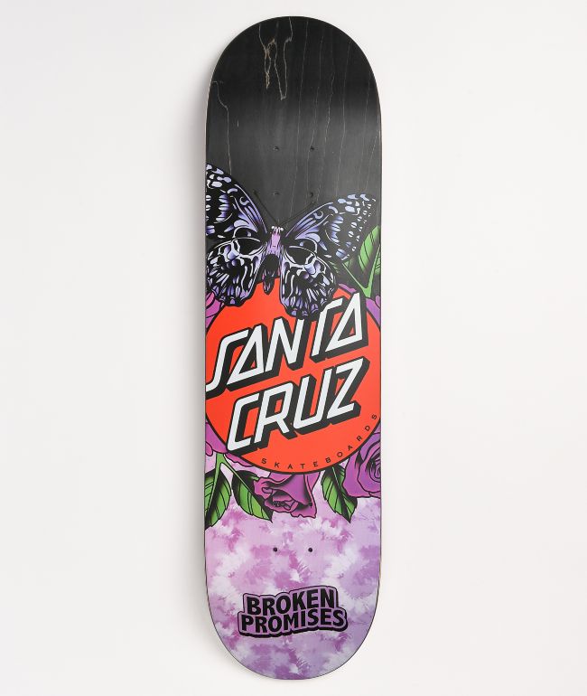 Broken Promises x Santa Cruz Flutter 8.25" Skateboard Deck