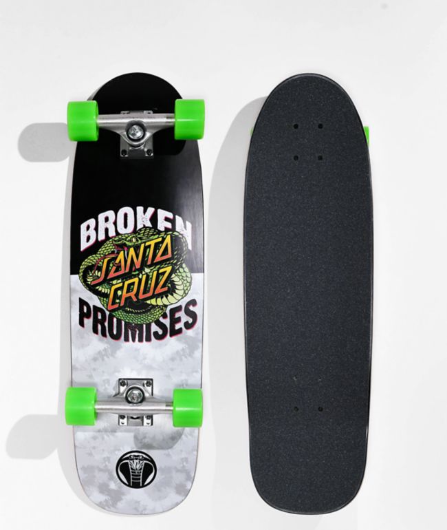 Broken Promises x Santa Cruz Slither 33" Cruiser Skateboard Complete