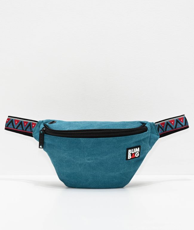 turquoise fanny pack