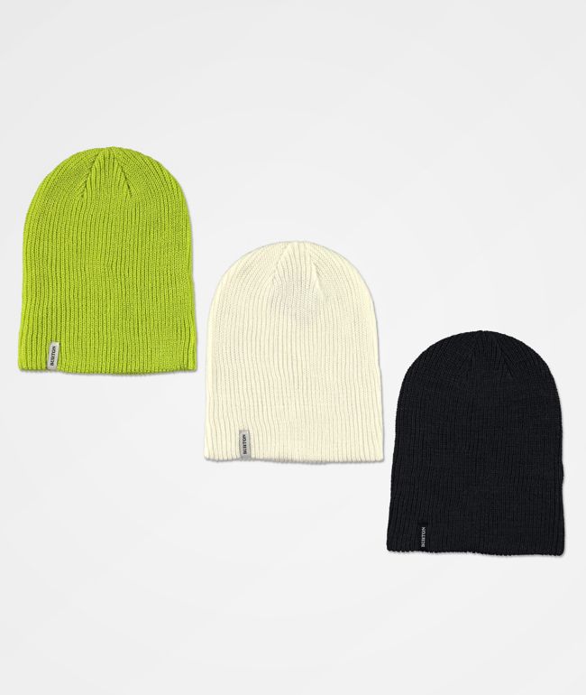 burton beanie 3 pack