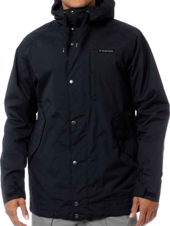 burton jacket black