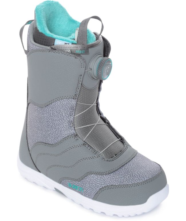 Burton Mint Grey Boa botas de snowboard grises para mujeres | Zumiez