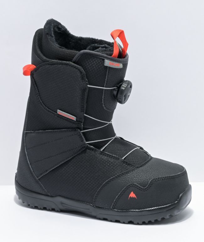 tienda Detenerse Consultar Burton Zipline Boa botas de snowboard negras para niños 2021