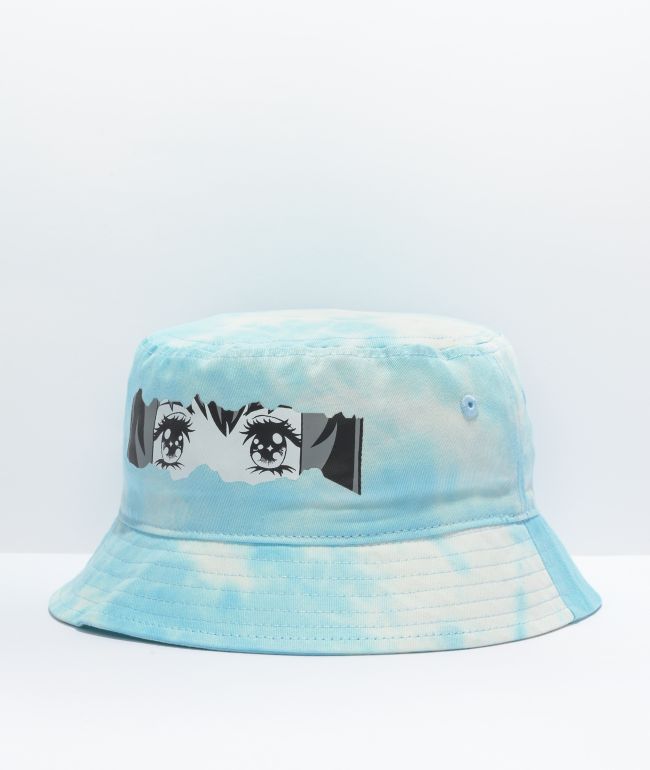 Blue Tie Dye Bucket Hat