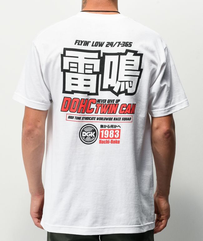 Camiseta blanca DGK Tuner