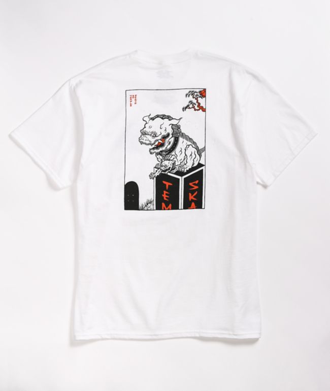 Camiseta blanca Lions de Temple Of Skate