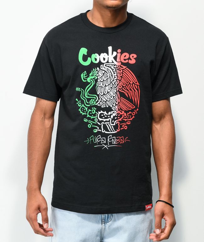 Camiseta negra Cookies La Raza